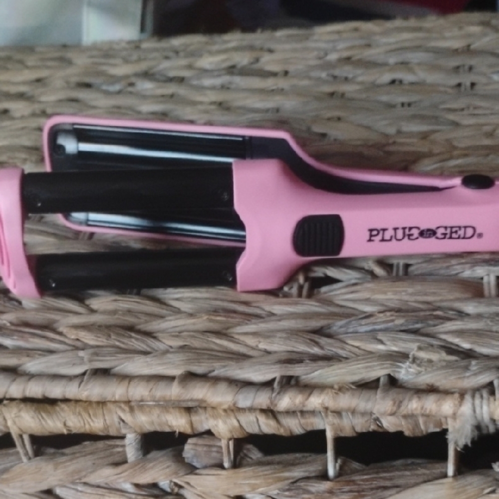 Plugged Pink Hair Styling Tool